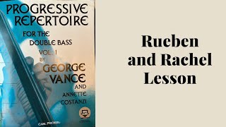 Beginner Bass Lessons George Vance Book 1 Rueben and Rachel [upl. by Gombosi]