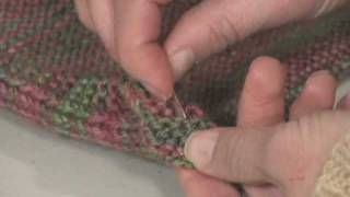 Knitting Instructional Video  How to Weave in Ends [upl. by Aiva649]