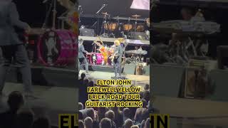 Elton John Farewell Yellow Brick Road Tour Guitarist rocking it eltonjohn farewellyellowbrickroad [upl. by Lowrance]