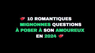 💕15 SURNOMS ROMANTIQUES ET MIGNONS À DONNER À SON PETIT AMI💚 [upl. by Kate]