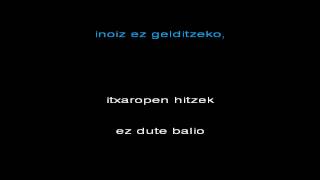 haizea  ken zazpi  karaoke [upl. by Peursem]