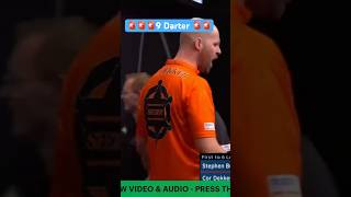 🚨 9 darter Cor Dekker 🚨 European Tour Budapest 2024 Darts Dart shorts Bunting 🤩 [upl. by Tnemelc]