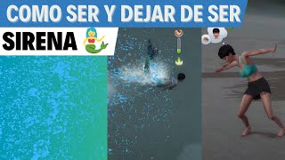 Sims 4  Cómo convertirse en Sirena🧜‍♀️ y dejar de serlo🚫3 formas de encontrar el alga🍋 [upl. by Eirovi]