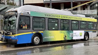 Translink Bus Route 17  NB Marine Drive to Seymour Street 50078 complete  Nov 8 2022 [upl. by Ayoral]