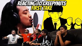 THEY COOKED  THE FIRST TAKE  CREEPY NUTS  BLING BANG BANG BORN REACTION  TMC [upl. by Seton]