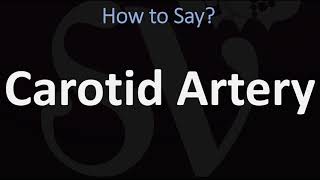 How to Pronounce Carotid Artery CORRECTLY [upl. by Sawyere]