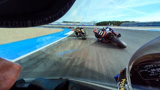 POV Superbike Race  Ricardo Brink Visorcam at TT Circuit Assen [upl. by Suoivatra387]