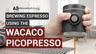 Brewing Espresso with the Wacaco Picopresso [upl. by Nnaillij]