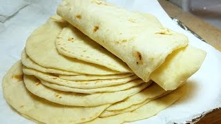 How to make Soft Flour Tortillas  Como Hacer Tortillas de Harina [upl. by Haroppizt]