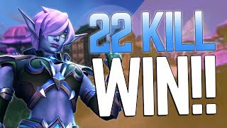 22 KILLS Solo vs Squad WIN  Realm Royale [upl. by Wandy459]