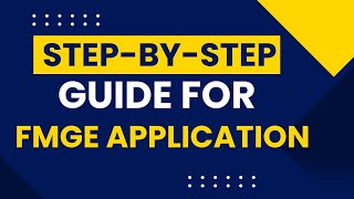 How to fill FMGE Application Form Online  Real Time 😱🤯 [upl. by Salas]