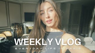 Weekly Vlog Paris  Apartment tour Pilates class with my sister and night out [upl. by Akirdnwahs739]