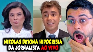 NIKOLAS DETONA HIPOCRISIA DE JORNALISTA AO VIVO NA CNN [upl. by Sidhu]