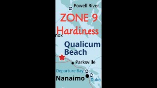 Qualicum Beach  Zone 9 Hardiness for Gardening and Planting  winter temperatures 07 C [upl. by Un]