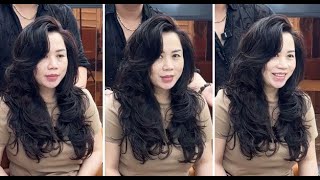 Perfect Long Layered Haircut Tutorial With Bangs amp Layered Hair Cutting Techniques [upl. by Reeva]