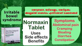 Normaxin Tablet  Irritable bowel syndrome  abdominal pain  cramping bloating  constipation [upl. by Giffy]