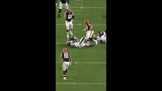 Kentavius Street with a Sack vs Cleveland Browns shorts [upl. by Otho]