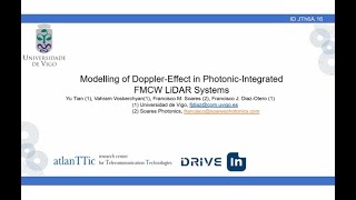 21IS12pd Modelling of midIR onchip Doppler FMCW LiDAR System [upl. by Pelage459]