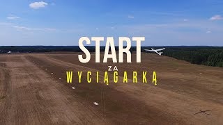 Start szybowca za wyciagarka  pierwszy lot Glider winch launch  first flight [upl. by Noved]