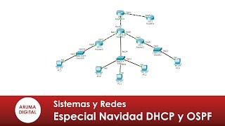 Redes Especial 2014 Navidad DHCP y OSPF en navidad [upl. by Dinan493]