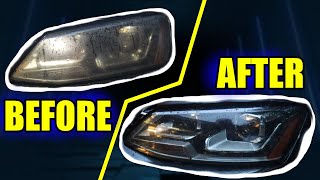 Buffing your Headlights is a simple Fix for Haziness [upl. by Irahc]