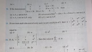 RD SHARMA MCQ DETERMINANTS Q1 TO Q36 SOLUTION OF CHAPTER 5 CLASS 12 [upl. by Standley]