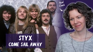 quotCome Sail Awayquot by Styx  Vocal Coach Reaction and Analysis feat Dennis DeYoungs Vocals [upl. by Alessandro974]