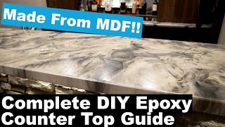 DIY Epoxy Counter Tops  Turn MDF Into Amazing Counters with Leggari Epoxy [upl. by Gweneth]