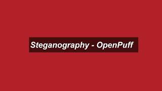 Steganography  OpenPuff [upl. by Parnell]