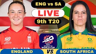 Live ENGW vs SAW  England Women vs South Africa Women Live 9th T20 Live Score and Commentary 2024 [upl. by Ardnasac]