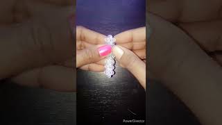 Diy cross ll How to make a beaded Jesus cross shortsviral 🙂✝️ [upl. by Nosnirb248]