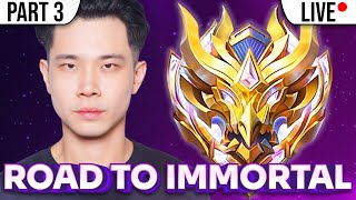 PUSH RANK KE MYTHIC IMMORTAL MOBILE LEGENDS PART 3 LIVE [upl. by Kriss403]