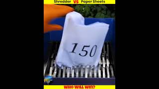 Tonnes Of Paper Sheets Vs Shredder [upl. by Nyrmak]