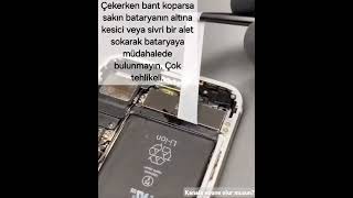 İphone 6s Batarya Ayırma İşlemi iphone batarya değişim Ayırma battery change iphone6s [upl. by Idola177]