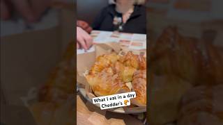 One meal a day at Cheddar’s  BEST croissants whatieatinaday foodvlog reallife [upl. by Haliled]