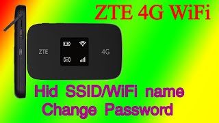 አስገራሚዋ ተንቀሳቃሽ ዋይፋይ Mobile Wifi ZTE 4G LTE basics  Password HID SSID  Change Admin Password [upl. by Nnahteb827]