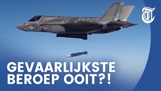 Bijzondere baan kijk mee met de ‘bommenman’  F35 FIGHTER 03 [upl. by Spielman]