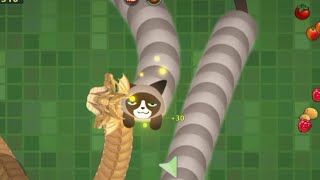 WORMSZONEIO SCOR 1000000 BEST DRAGON SNAKE GAMEPLAY  SKIN PANDA [upl. by Acirederf]