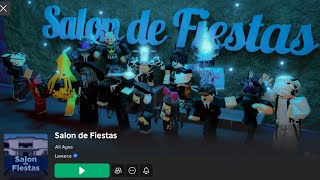 Salon de Fiestas Roblox night club [upl. by Ehtyaf891]