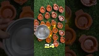 24 pieces of diyas set 💥 ytshorts diwali2024 onlineshopping homedecor festival [upl. by Nosidam683]