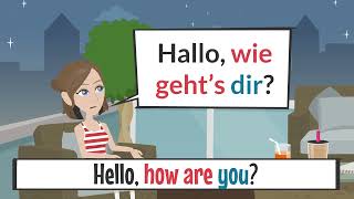 German Dialogs for beginners  Deutsche Dialoge für Anfänger  Niveau A1 [upl. by Ajit]