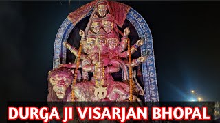 DURGA MAA VISARJAN BHOPAL दुर्गा माँ विसर्जन भोपाल vlog hemrajsinghrai visarjan navratri2024 [upl. by Matrona]