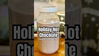 Holiday Hot Chocolate EZ from scratch honey hotchocolaterecipe holidayrecipes madefromscratch [upl. by Denby]