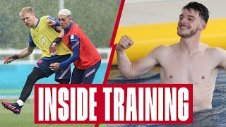 Pool Volleyball Worldie Saves Fodens Backheel amp Recovery 🔥 Inside Training  England [upl. by Holland]