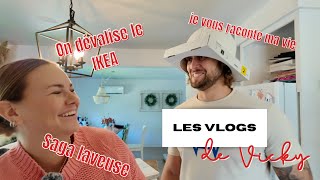 VLOG WEEKEND  On dévalise le IKEA magasinage amp saga laveusesécheuse [upl. by Willdon]