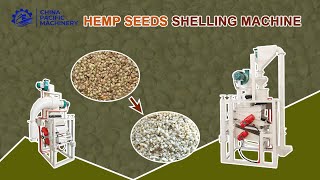 Hemp Seeds Shelling Dehuller MachineSunflower Seed Dehulling Sheller MachineOats Dehusking Machine [upl. by Charmine]