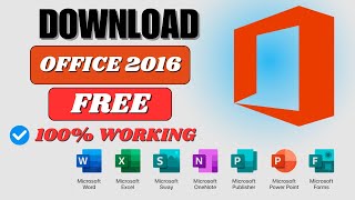 How to Download Microsoft Office 2016 for Free  Download MS Word Excel PowerPoint in Windows 10 [upl. by Saxon]