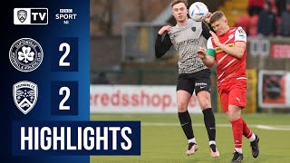 HIGHLIGHTS  Cliftonville 22 Coleraine 31 pens  4th February 2023 [upl. by Anitsua]