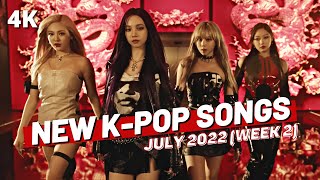 NEW KPOP SONGS  JULY 2022 WEEK 2 [upl. by Alenairam]