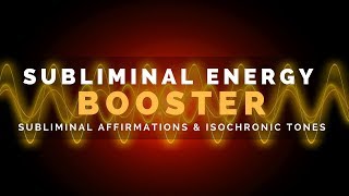 SUBLIMINAL ENERGY BOOSTER  Feel Wide Awake amp Energetic With Subliminal Affirmations  Short Version [upl. by Partan]